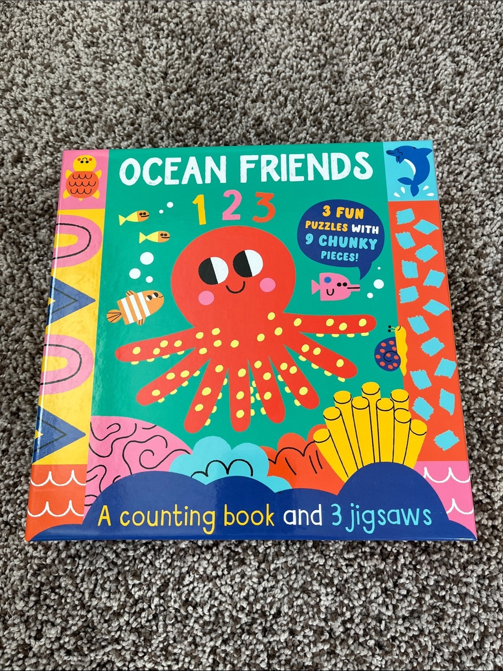 NWT Ocean Friends Counting Book & 3 Jigsaws